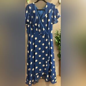 Size 18 Danny and Nicole Polka Dot Dress